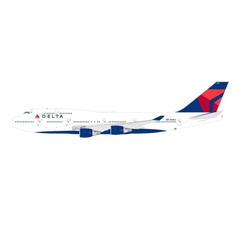 1/200 747-400 Delta Air N668US