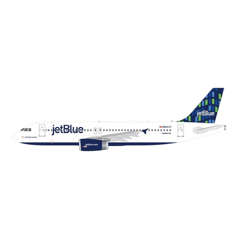 1/200 JetBlue Airways Hi Rise Livery N537JT A320-200