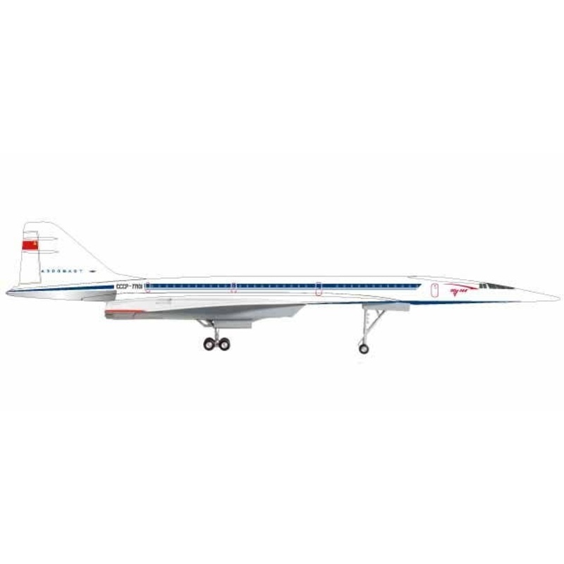 1/200 Tu-144S Tupolev Design Bureau CCCP-77101