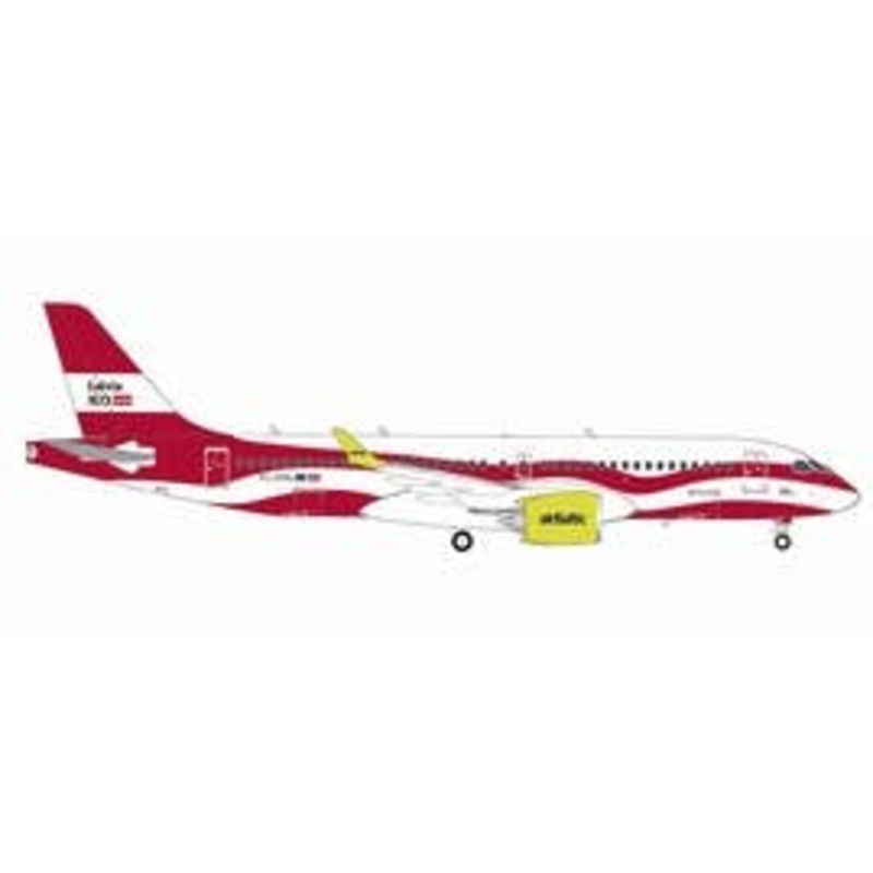 1/200 A220-300 airBaltic YL-CSL Latvia 100