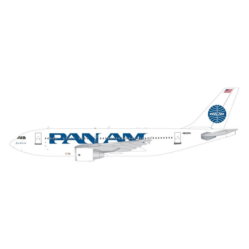 1/200 A310-300 Pan American N823PA Clipper Golden Light