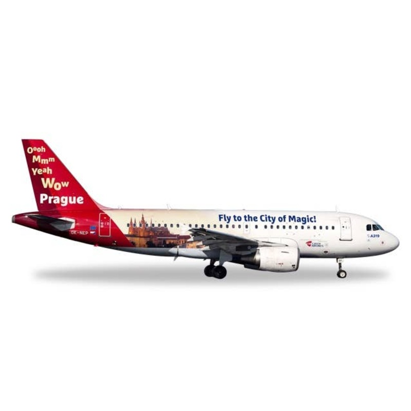 1/200 A319 CSA Czech Airlines Prague City Of MagicOK-NEP