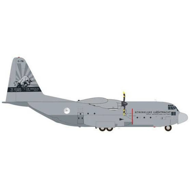 1/200 C-130H Royal Netherlands Air Force 336 Squadron 25 Years C-0130 Hercules G-781