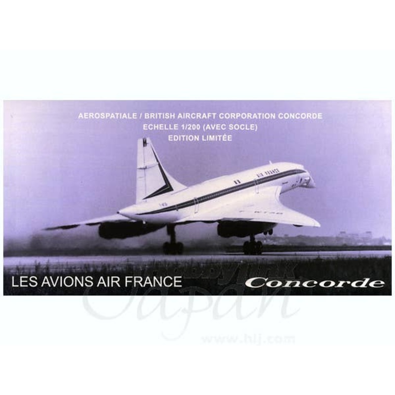 1/200 Concorde Air France (Old Paint) with Stand Ltd.