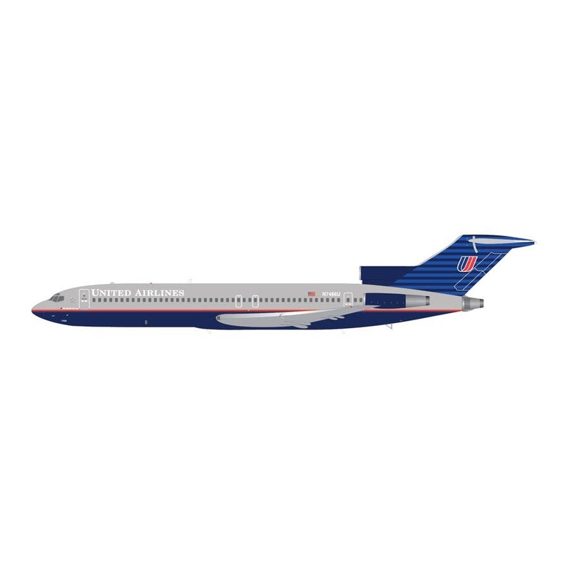 1/200 United Airlines (Battleship Gray Livery) N7466U 727-200