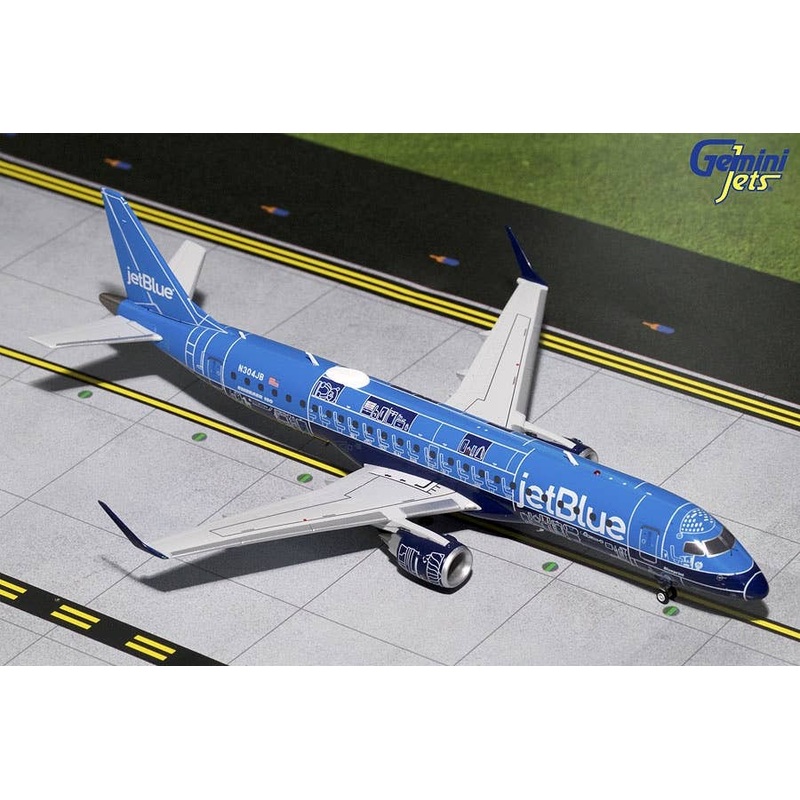 1/200 ERJ-190 JETBLUE Airlines Blue Print Livery N304JB