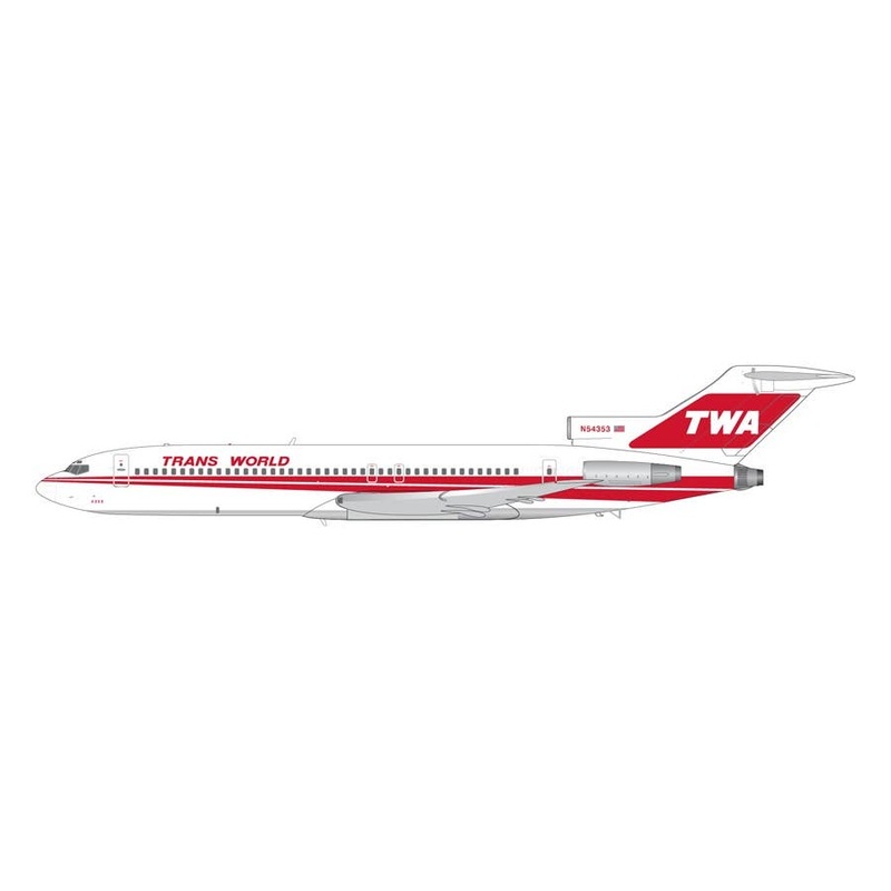 1/200 727-200 Trans World N54353