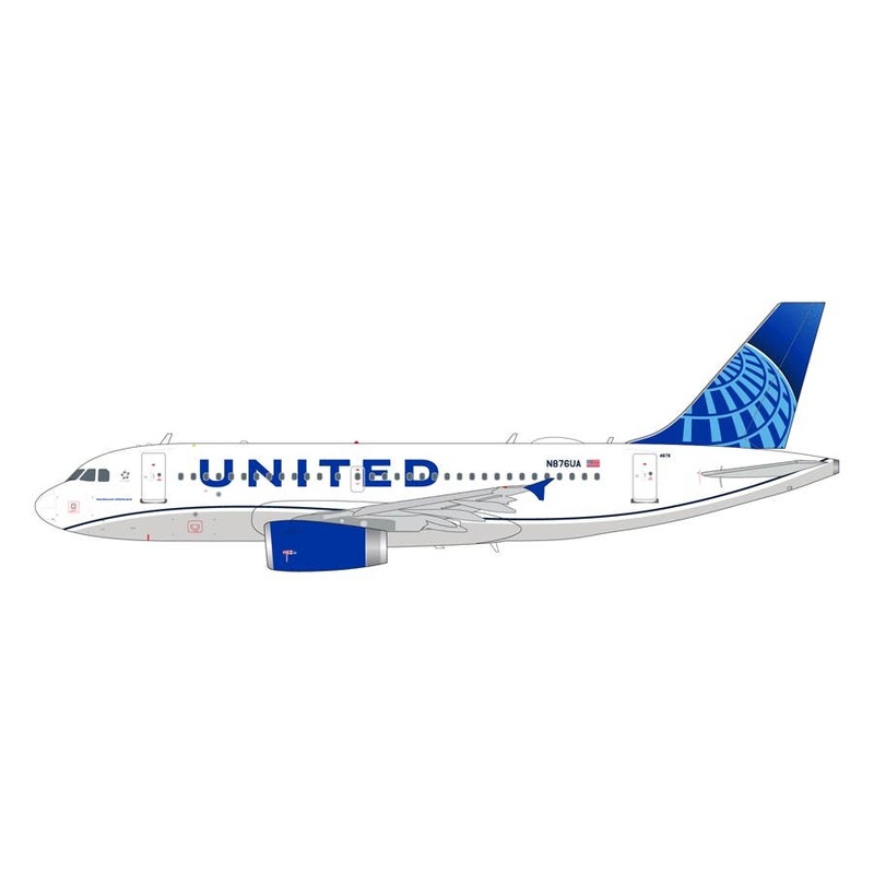 1/200 A319 United Airlines New Colors N876UA