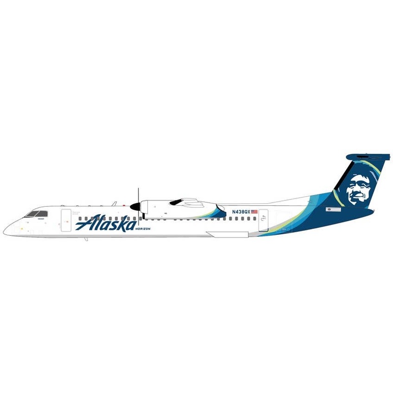 1/200 DASH 8-Q400 Alaska Airlines New Colors N438QX
