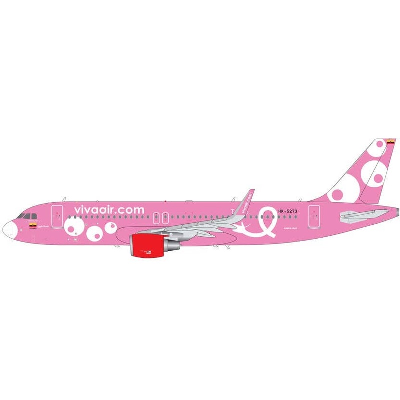 1/200 A320-200 Viva Air Colombia (Pink) HK-5273