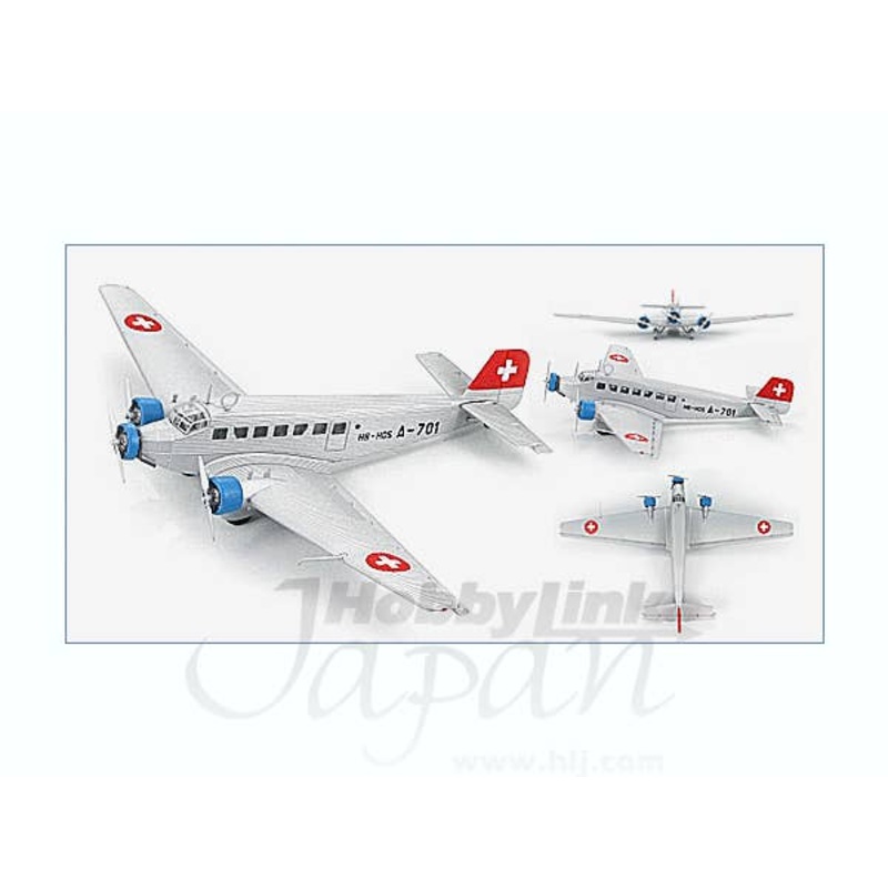 1/144 JU-52 A-701 HB-HOS Swiss Air 1940s