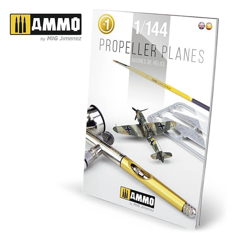 1/144 Scale Reciprocating Airplane (Propeller Planes) Vol.1