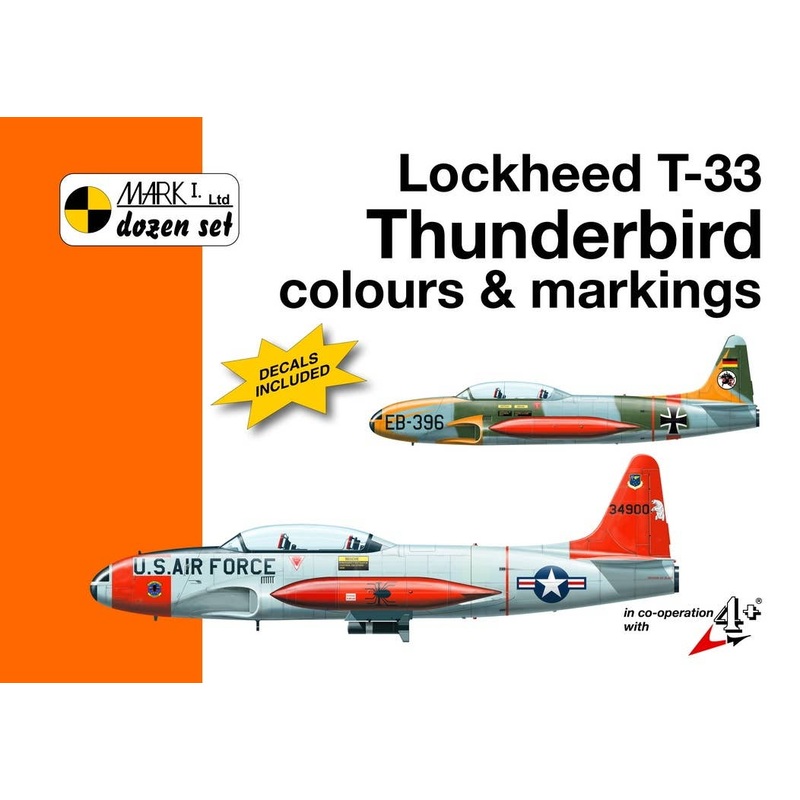 Lockheed T-33 Colours & Markings + Decals 1/32