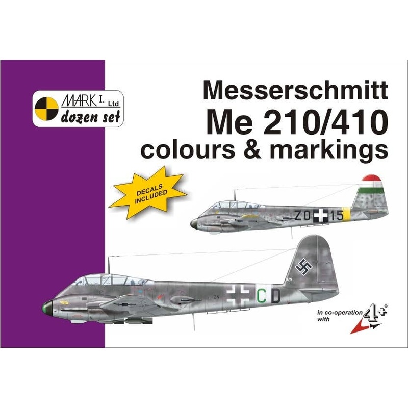 Messerschmitt Me 210/410 Colours & Markings + Decals 1/48