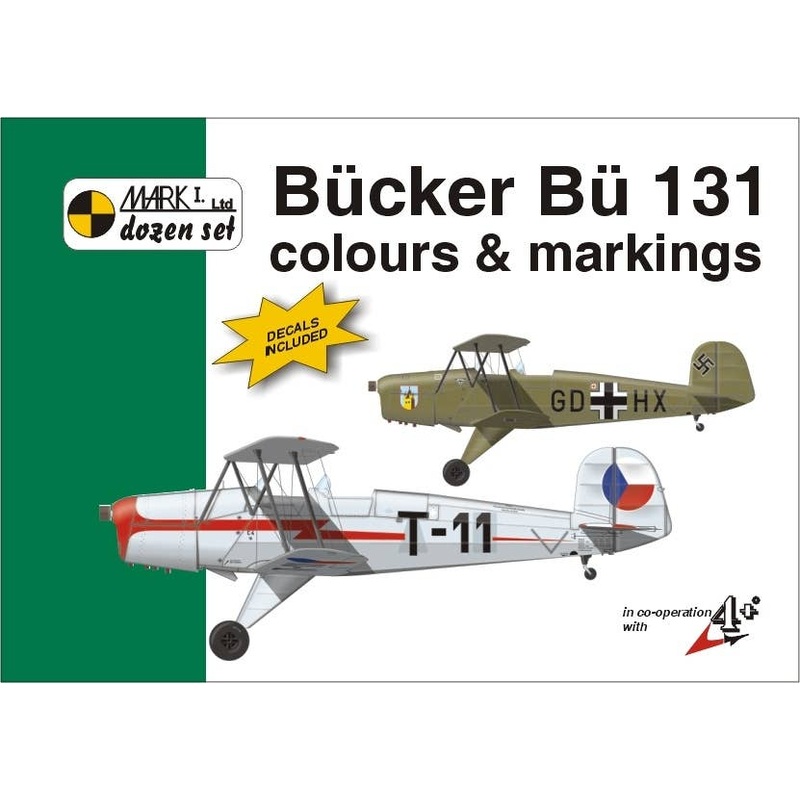 Bucker Bu 131 Colours & Markings + Decals 1/48