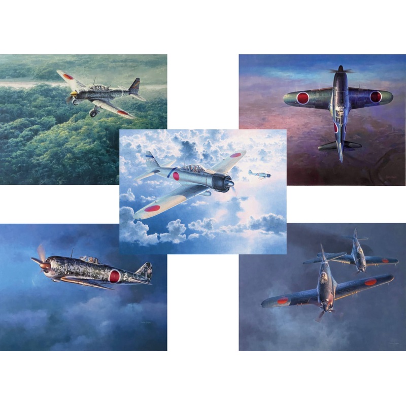 Japanese Fighter Planes (Art Print Bundle)