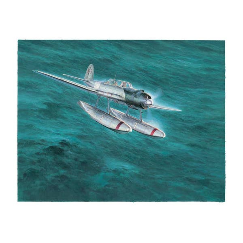 Shigeo Koike Art Print: Aichi Type 0 Model 11 Reconnaissance Seaplane (E13A1)