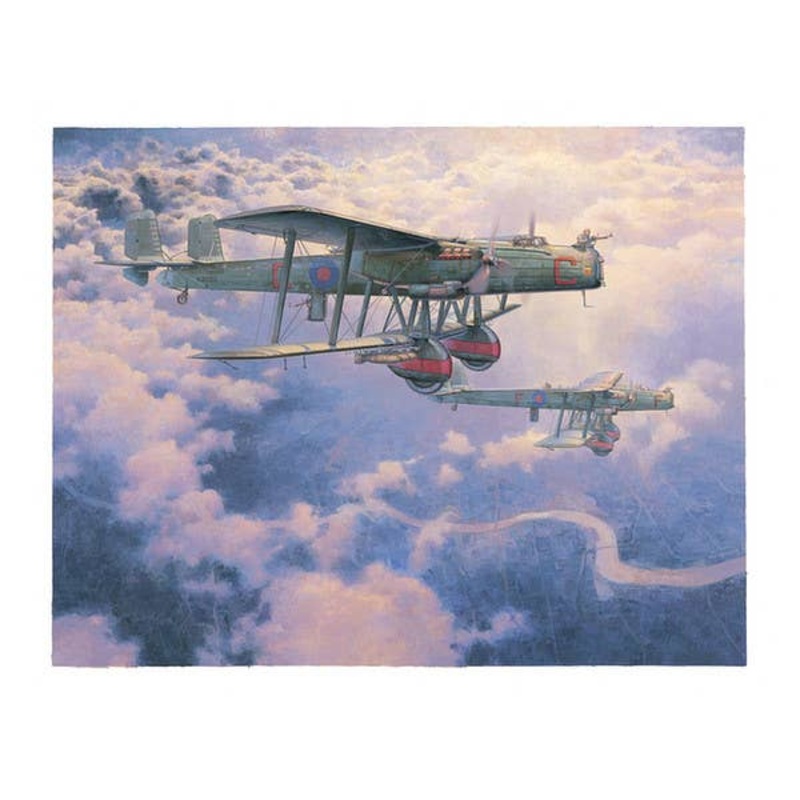 Shigeo Koike Art Print: Handley Page Heyford Mk.I Night Bomber