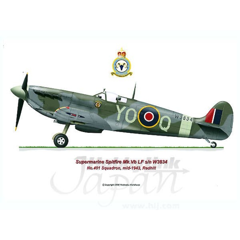 Supermarine Spitfire Mk Vb LF W3834