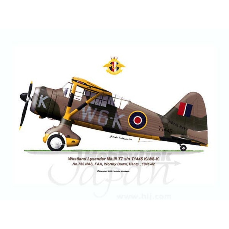 Westland Lysander Mk.III TT T1445 K-W6-K