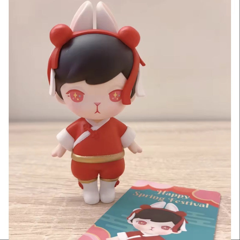 Bunny Happy Spring Festival Series Great Fortune