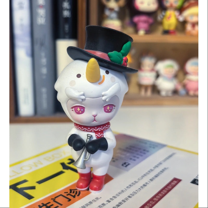 Bunny 2019 Merry Christmas Series Snowman