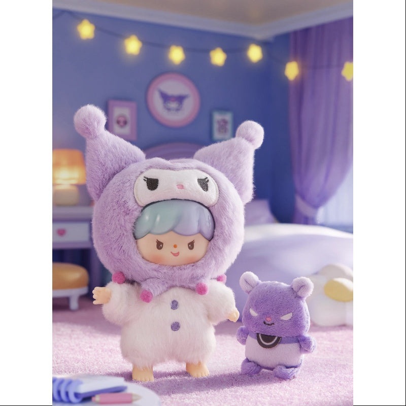 zZoton Sanrio Characters Love League Buddies Series Vinyl Plush Doll KUROMI zZoton