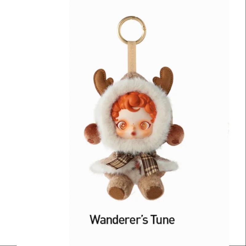 Skullpanda Winter Symphony Series Plush Pendant Wanderer's Tune
