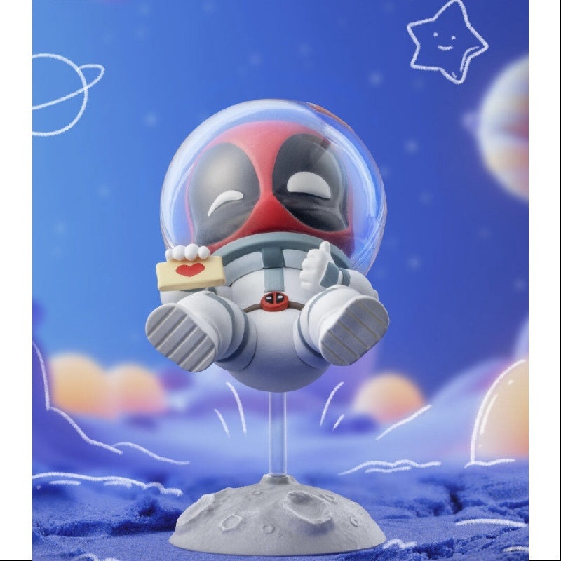 Pop Mart Marvel Deadpool Series Secret Astronaut Deadpool(1/144)