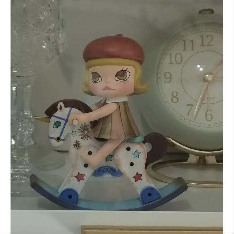 MOLLY Anniversary Statues Classical Retro Series 1 MOLLY & Unicorn(golden childhood ver.)