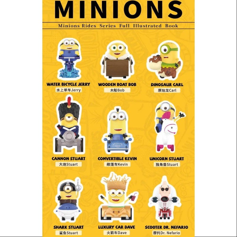 Minions Rides Series Whole Set Opened