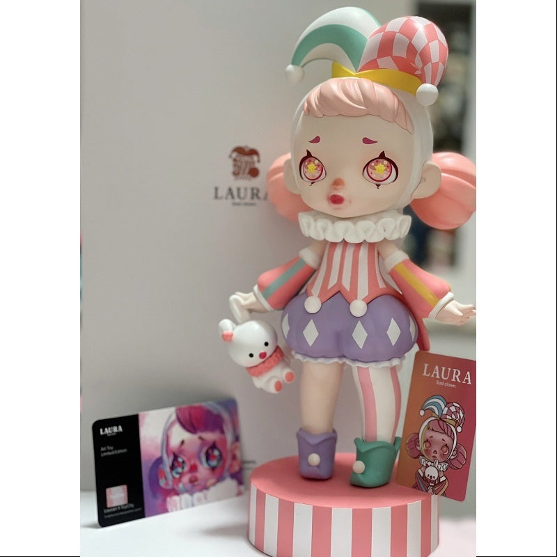 Laura Sad Clown Pink 400% Figurine ToyCity 2020 Limited Edition