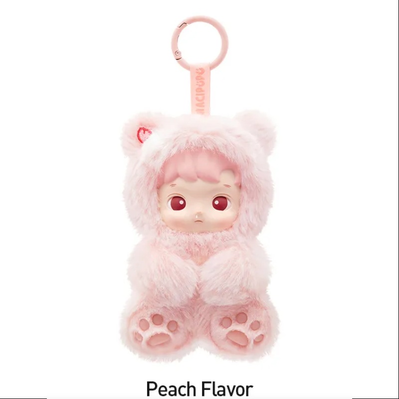 Hacipupu Gummy Bear Series Vinyl Plush Pendant Peach Flavor