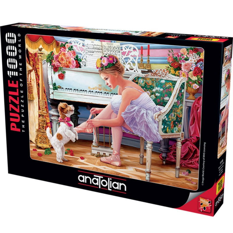 Ballerine anatolienne et son puzzle de puppy 1000pcs
