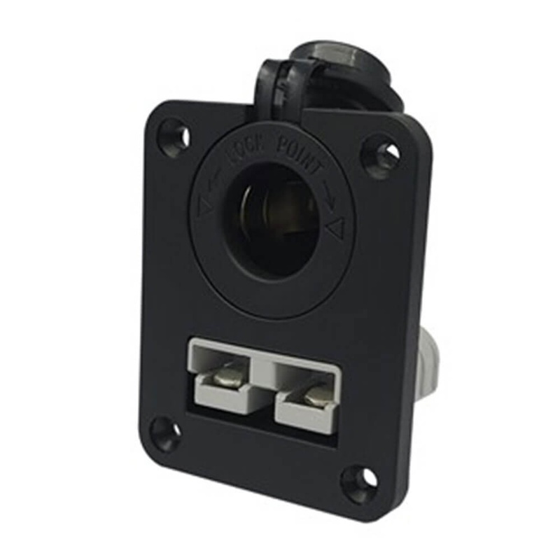 Connecteur Anderson et support de panneau de briquet de cigarettes (50A)