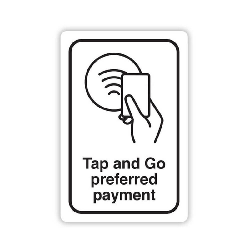 Durus Tap and Go Preferred Tent Stand Sign (100x150 mm)