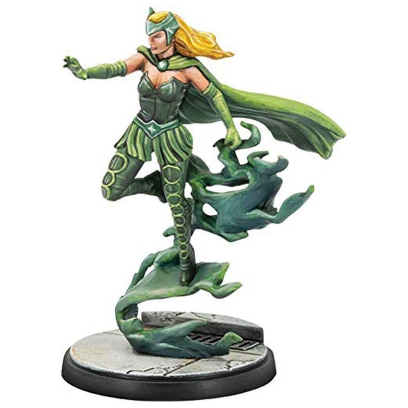 Game des miniatures de protocole de crise de Marvel Angela & Enchantress