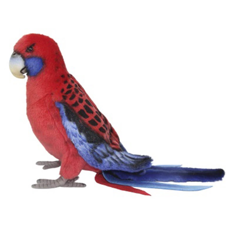 Jouet en peluche de rosella Crimson (30 cm L)