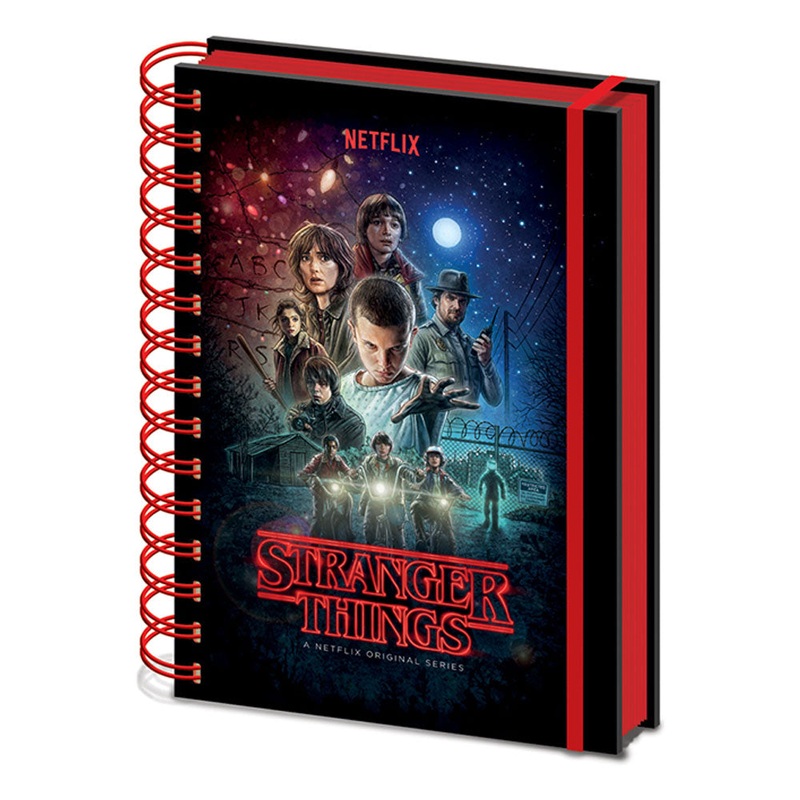 Stranger Things One Fheet A5 Metallic Notebook