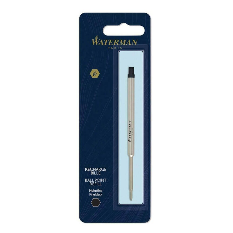 Waterman Maxima Fine Ballpoint Pen Read Rencill 0,8 mm (noir)